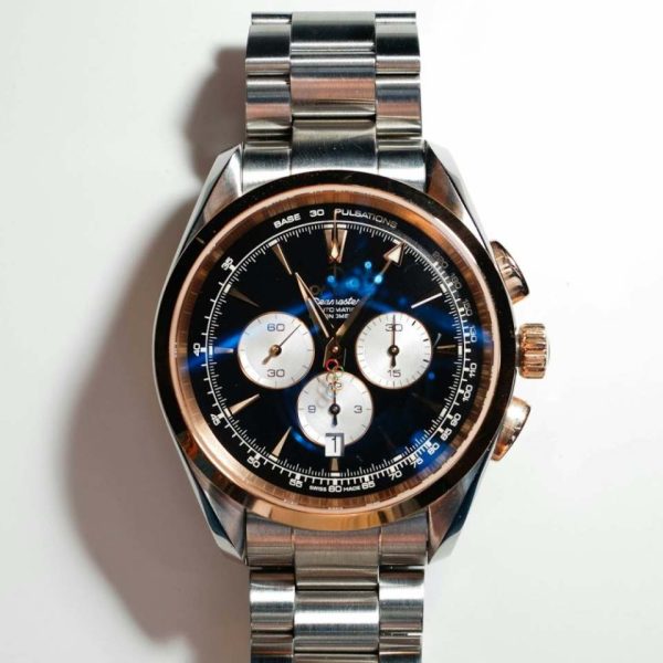 Silver Steel Chronograph Men Watch